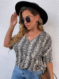 Anokhinaliza Plus Size T Shirt 4XL Fashion Women Half Sleeve V Neck Black Oversized Casual Blouse Summer Elegant Solid Ladies Tops