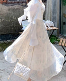 Anokhinaliza Summer Party Midi Elegant Dress Women Strap Sexy Design High Wasit Vintage Casual Sleeveless Chiffon Sweet Dress