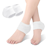 Anokhinaliza Heel Protector Protective Sleeve Half Size Socks Gel Anti-Cracking Foot Cover Foot Skin Care Protectors Gel Heel Pads