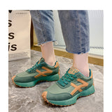 Anokhinaliza shoes to wear with flare jeans to wear with leather leggings that go with everything  Waffle Small Waist Forrest Gump Shoes Daddy Shoes Women's Sneakers New Breathable Mesh Fitness Running Casual Sports Shoes