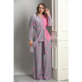 Anokhinaliza Daffic Pantsuit For Women Suits For Summer Two Pieces Suite Suite With Belt  Stylish Pant Suit Pink Suite Two Pieces Suite