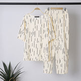 Anokhinaliza alt black girl going out classic style women edgy style church outfit brunch outfit cute spring outfitsWomen Casual Printed Sets kaftan Half Sleeve Blouse and Long Pants Female Tops Elastic Waist Trousers Matching 2PCS